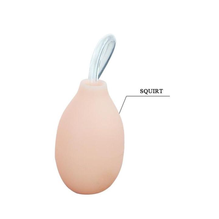 Realistyczne dildo z efektem wytrysku 19,5 cm | Przyssawka