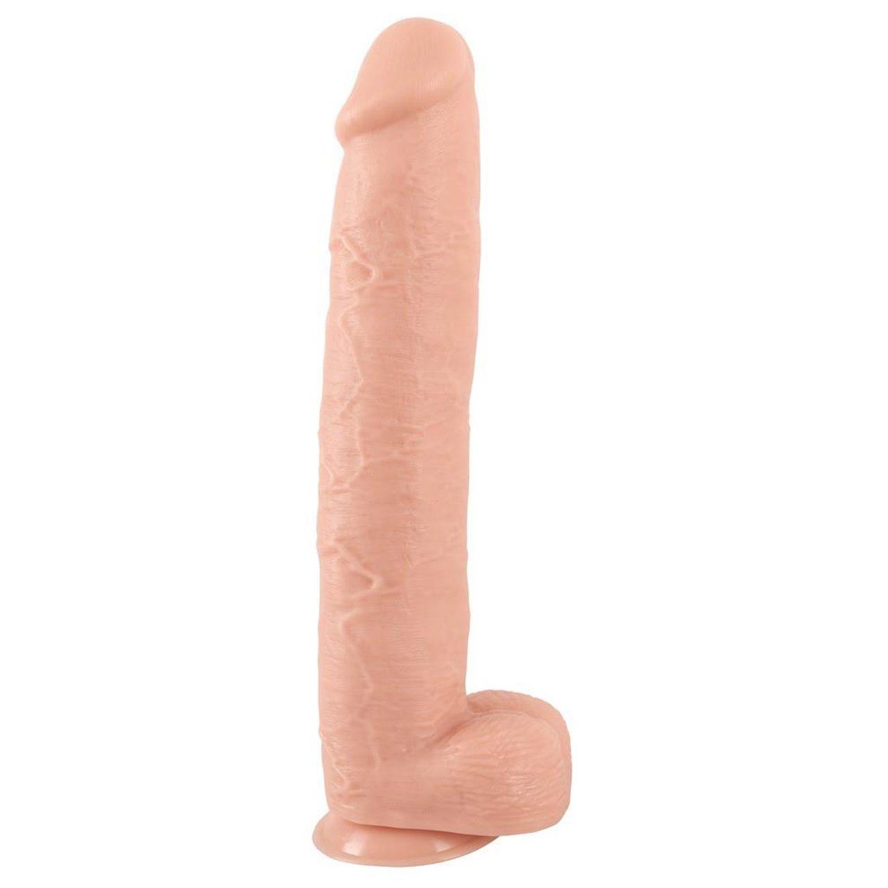 Gigantyczne realistyczne dildo XXL 42 cm z przyssawką | Loris.pl