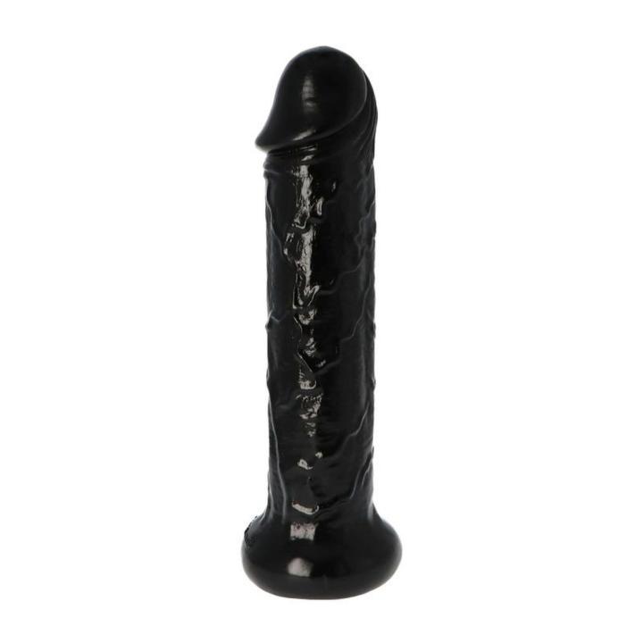 Czarne dildo gigant 28,5 cm z przyssawką | XXL realistyczne | Loris.pl
