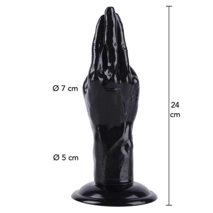 Korek analny XL 24 cm czarny - duży gadżet analny dla zaawansowanych | Loris.pl