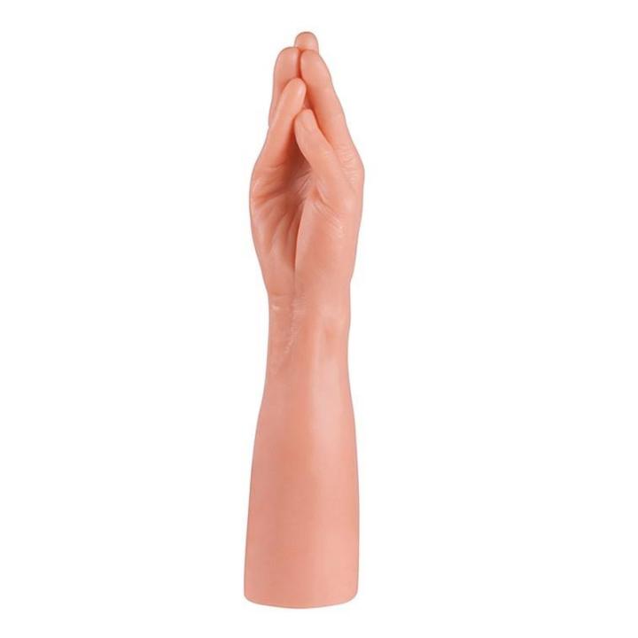 Gigantyczne dildo dłoń 33 cm cieliste – XXL | Loris.pl