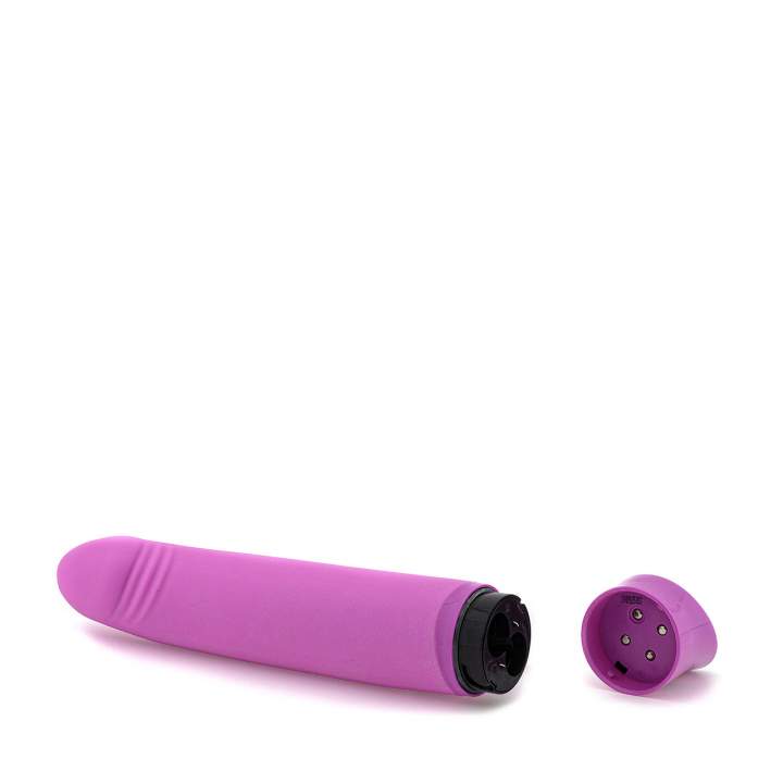 Różowy silikonowy klasyczny wibrator  do masażu pochwy