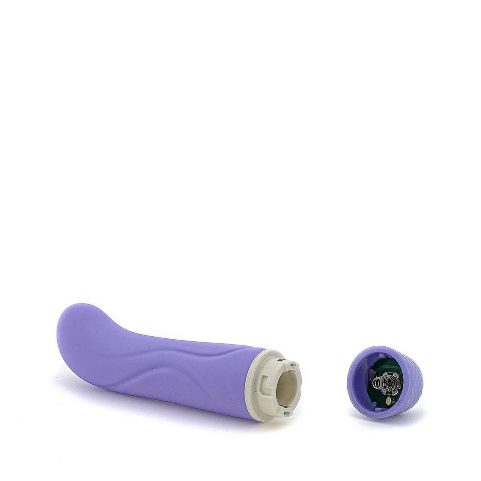 Fioletowy silikonowy wibrator mini do punktu G