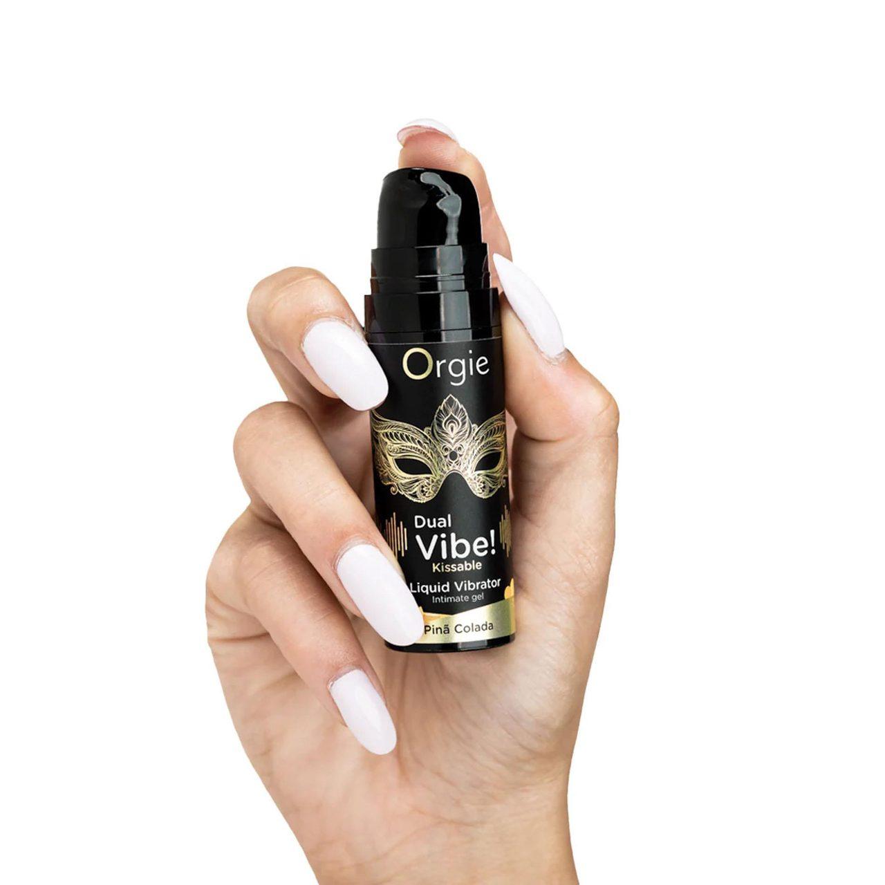 Płynny wibrator do seksu oralnego pina colada 15 ml | Loris.pl
