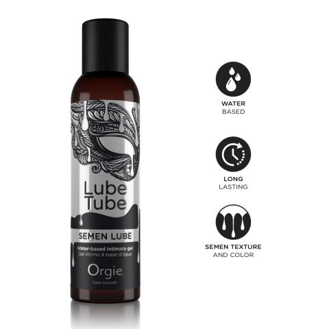 Żel intymny o konsystencji nasienia 150 ml | Wodny lubrykant ultra poślizg