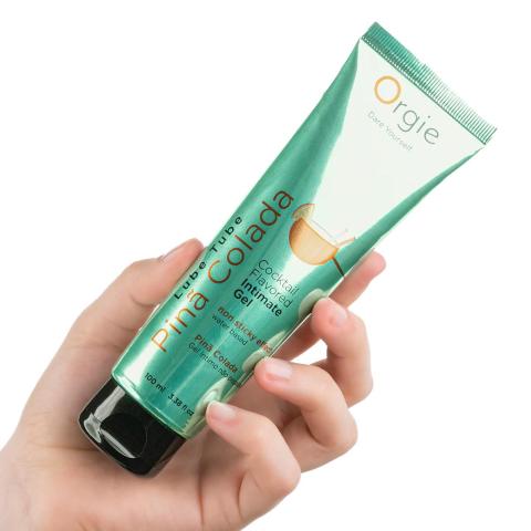 Smakowy żel intymny pina colada 100 ml | Wodny lubrykant do pieszczot