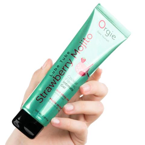 Smakowy lubrykant wodny truskawkowe mojito 100 ml