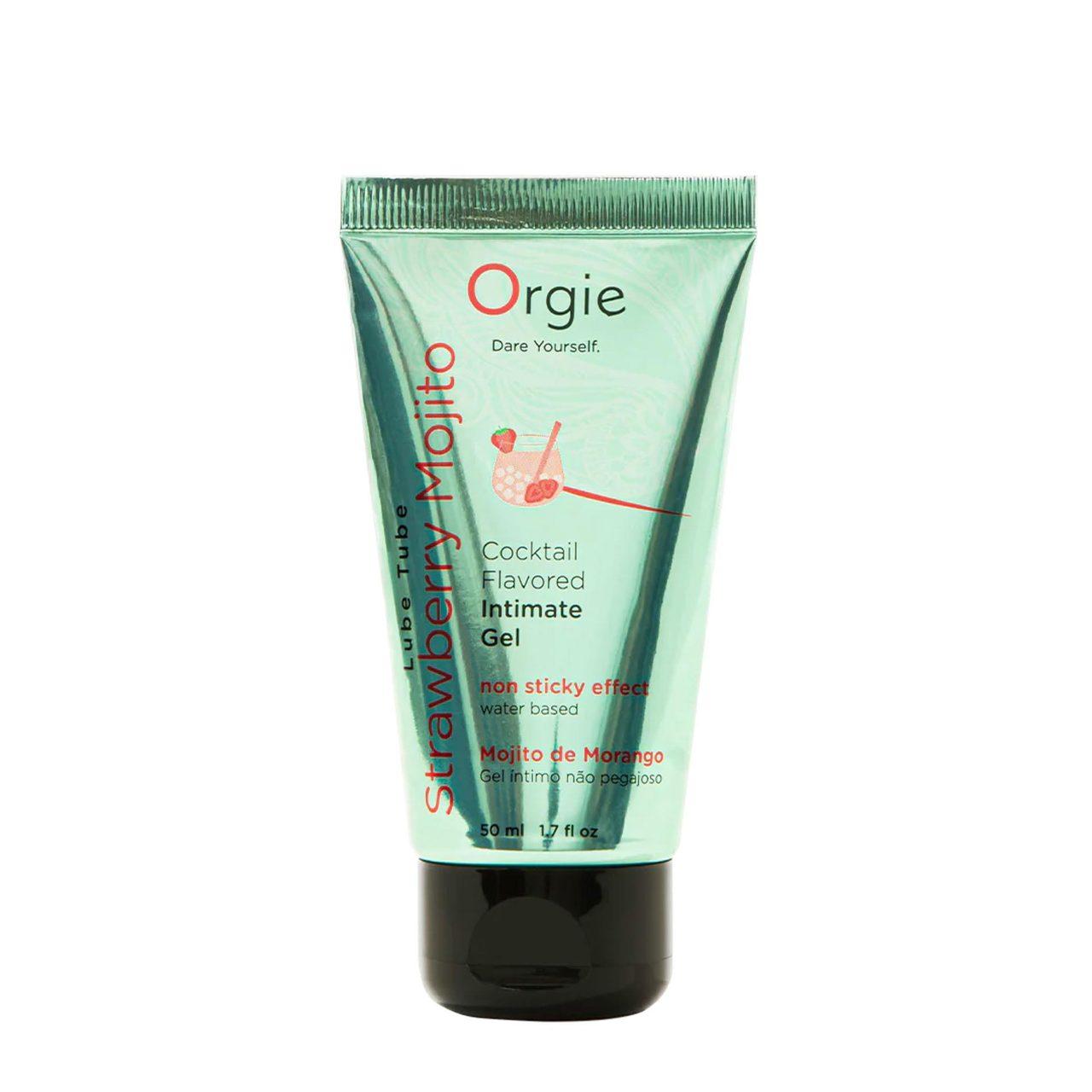 Smakowy żel intymny truskawkowe mojito 50 ml | wodny, nieklejący | Loris.pl
