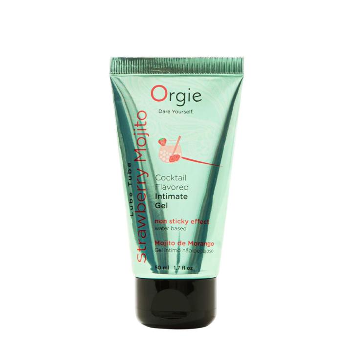 Smakowy żel intymny truskawkowe mojito 50 ml | wodny, nieklejący | Loris.pl