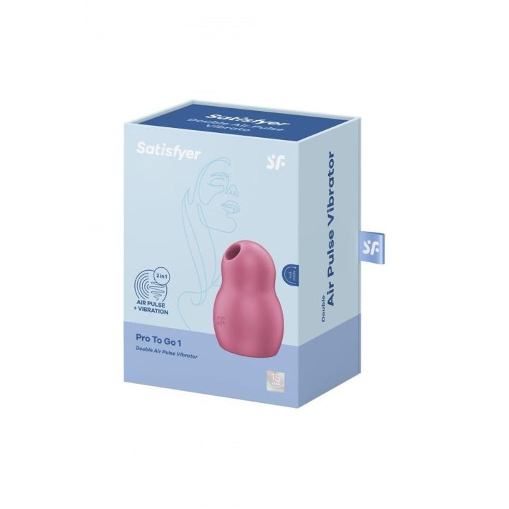 Satisfyer Pro To Go 1 – stymulator łechtaczki fale ciśnienia + wibracje