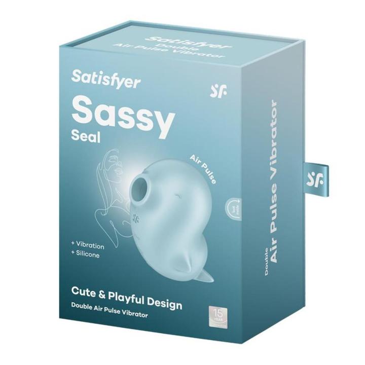 Satisfyer Sassy Seal – stymulator łechtaczki fale ciśnienia + wibracje IPX7
