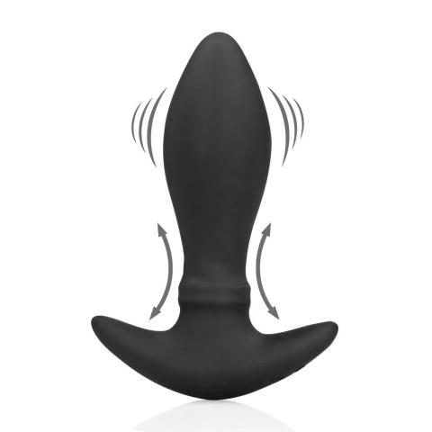 Wibrujący plug analny rozciągający 2 silniki 10 trybów wodoodporny USB