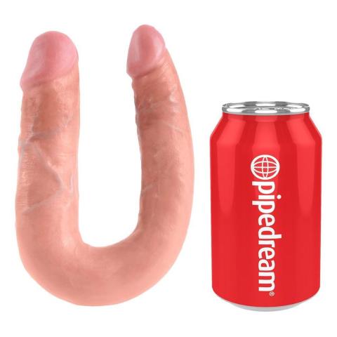 Podwójne dildo 33,5 cm z żyłkowaniem i dwoma żołędziami