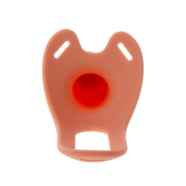 Silikonowy strap-on hollow 16 cm z regulowaną uprzężą