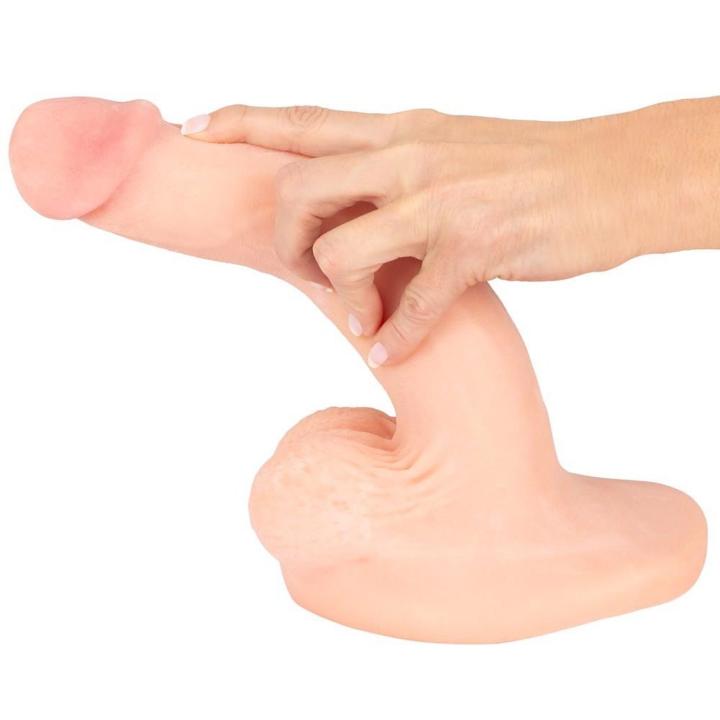 Przedłużka 3w1 masturbator i dildo 31 cm - miękka nakładka TPE