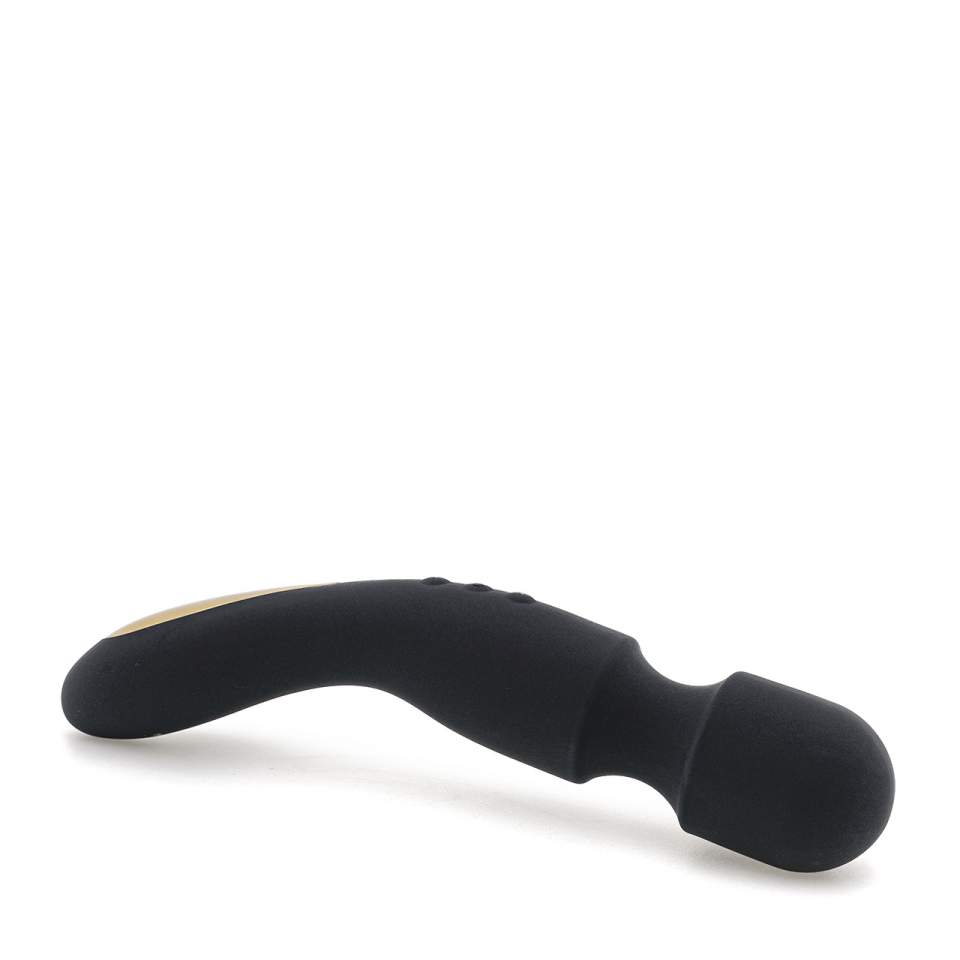 Czarny silikonowy masażer łechtaczki – 7 trybów wibracji