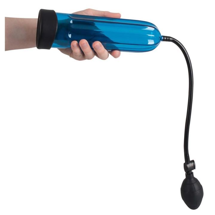 Pompa penisowa 24 cm ze skalą i silikonowym mankietem