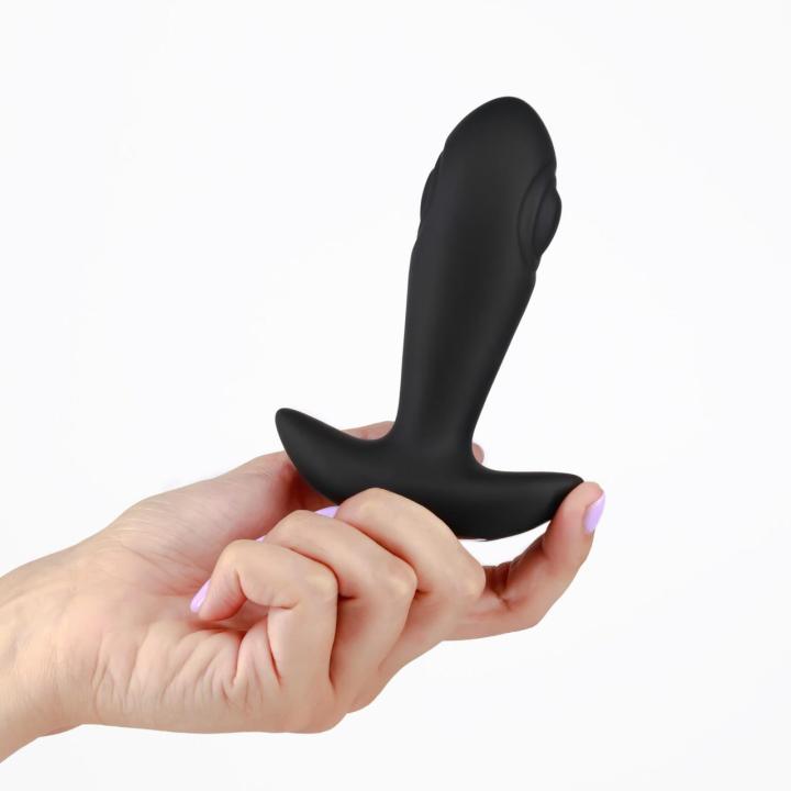 Stukający korek analny do masażu prostaty z pilotem 12 cm, 10 trybów