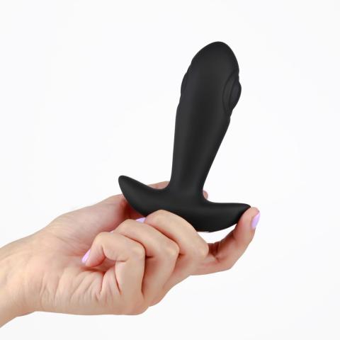 Stukający korek analny do masażu prostaty z pilotem 12 cm, 10 trybów