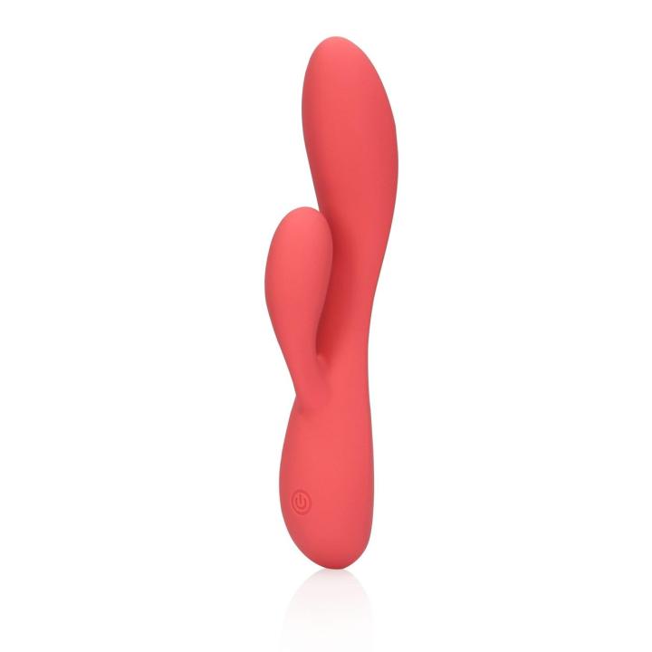 Różowy wibrator króliczek silikonowy 20 cm do punktu G i łechtaczki, 10 trybów