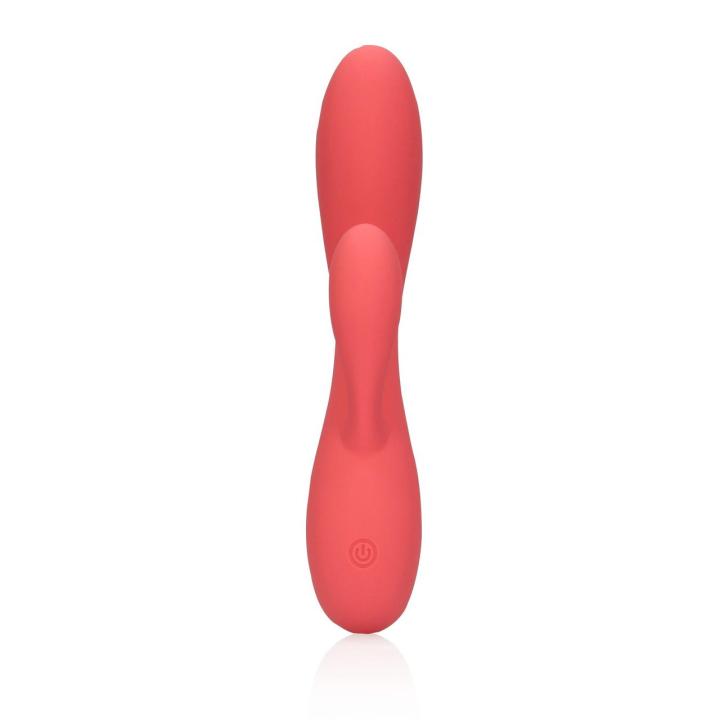 Różowy wibrator króliczek silikonowy 20 cm do punktu G i łechtaczki, 10 trybów