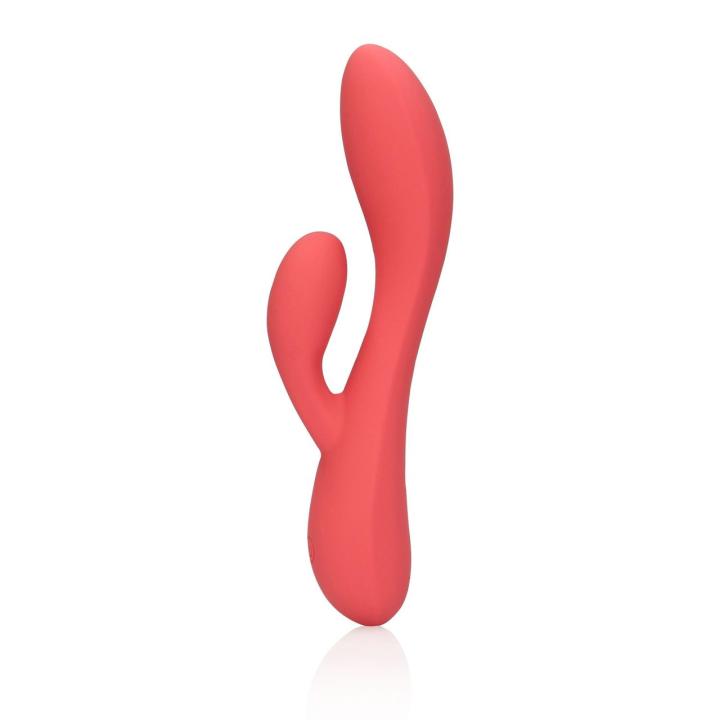 Różowy wibrator króliczek silikonowy 20 cm do punktu G i łechtaczki, 10 trybów