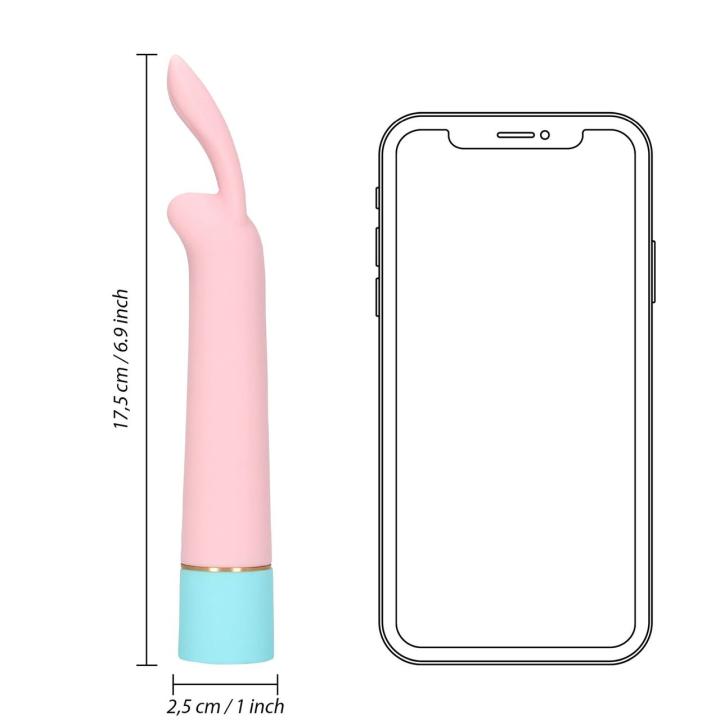 Mini wibrator króliczek USB do podwójnej stymulacji