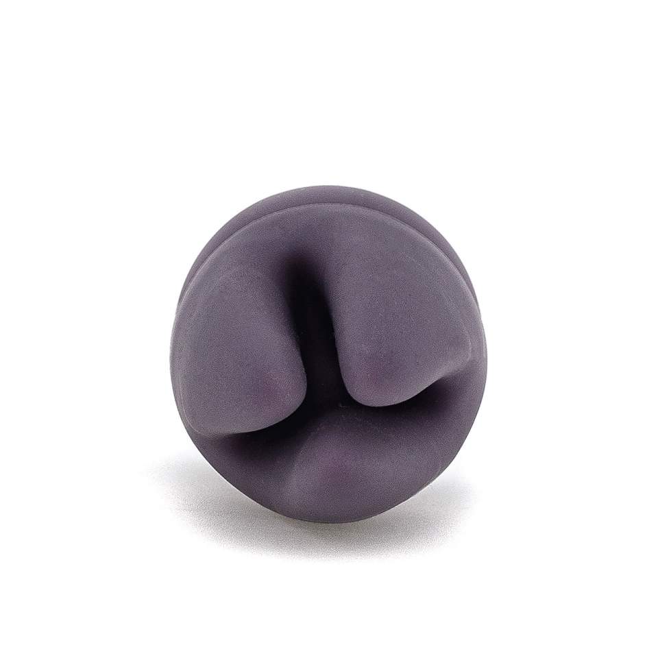 Fioletowy trzypunktowy masażer łechtaczki z wibracjami