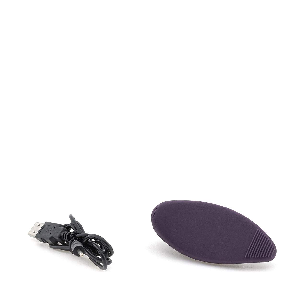 Mocny fioletowy masażer łechtaczki wykonany z silikonu