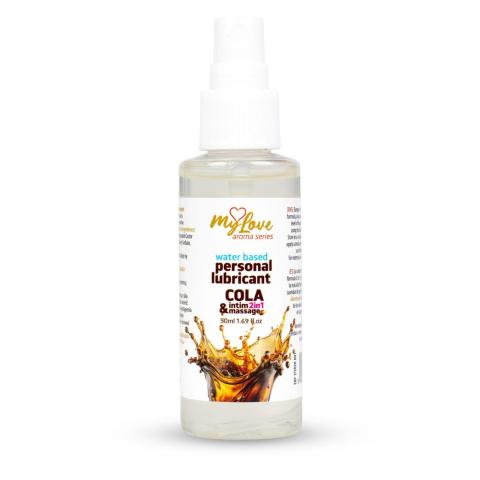 Żel intymny i do masażu 2w1 cola 50 ml – wodny, jedwabisty poślizg