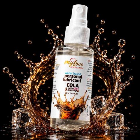 Żel intymny i do masażu 2w1 cola 50 ml – wodny, jedwabisty poślizg
