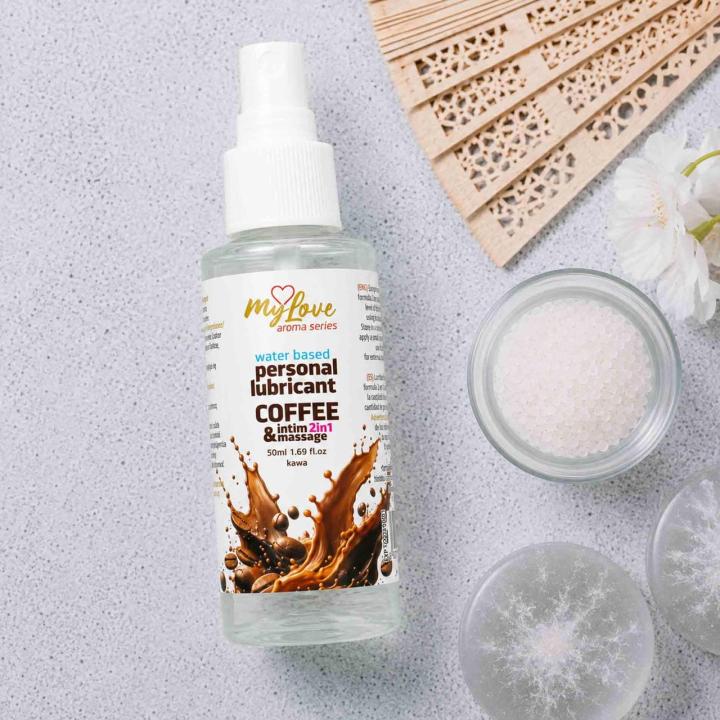 Kawowy żel intymny i do masażu 2w1 na bazie wody 50 ml