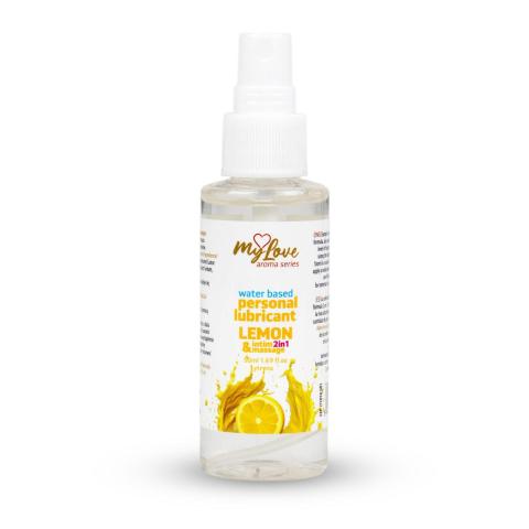 Żel wodny 2w1 do masażu i intymnych doznań cytryna 50 ml
