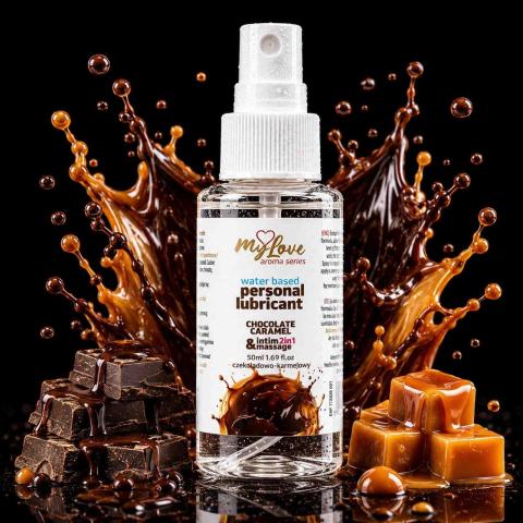 Smakowy żel intymny i do masażu 2w1 czekolada karmel 50 ml
