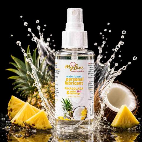 Żel wodny 2w1 do masażu i intymnych doznań pina colada 50 ml