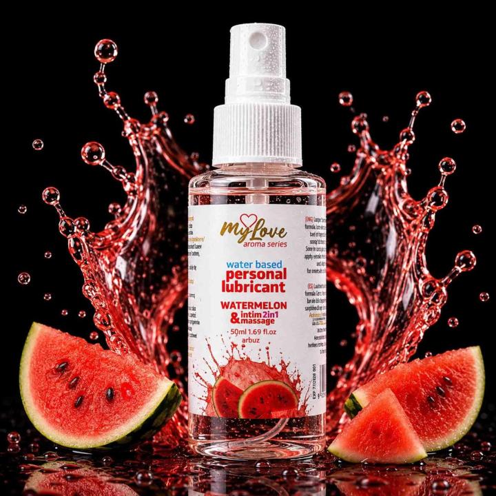 Arbuzowy żel intymny i do masażu 2w1 wodny 50 ml
