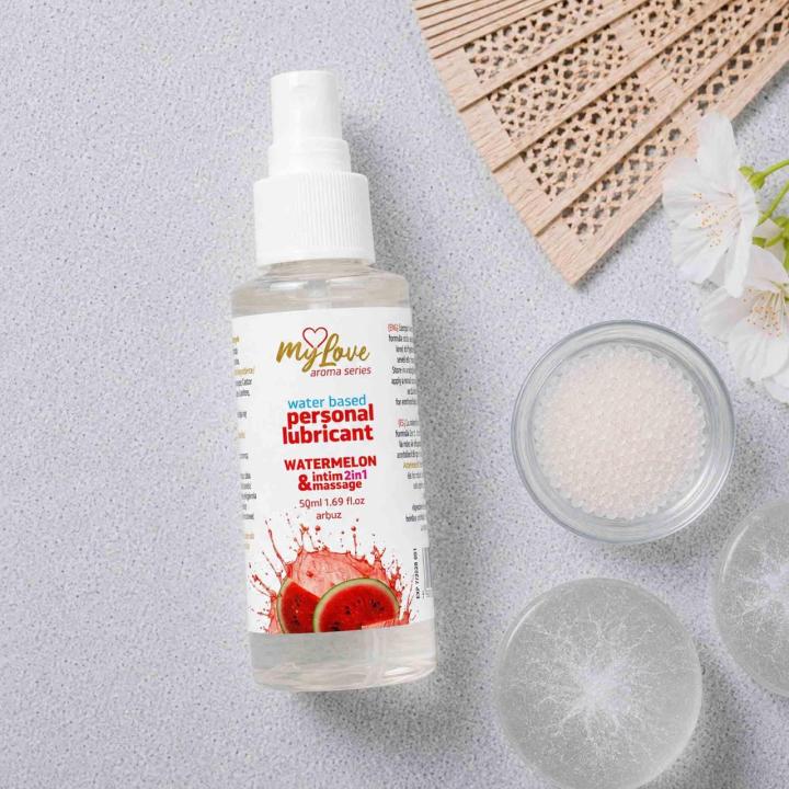 Arbuzowy żel intymny i do masażu 2w1 wodny 50 ml