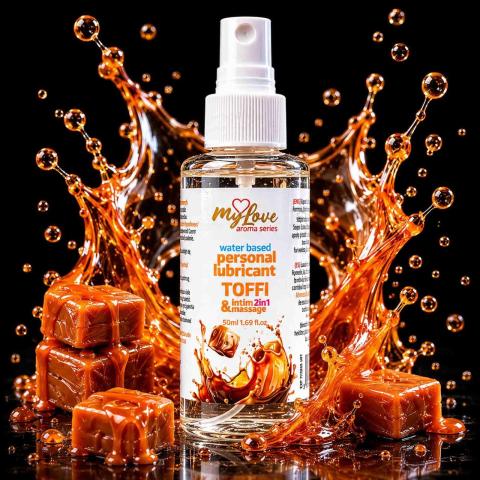 Żel 2w1 do masażu i intymnych pieszczot toffi 50 ml wodny