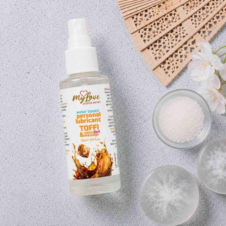 Żel 2w1 do masażu i intymnych pieszczot toffi 50 ml wodny