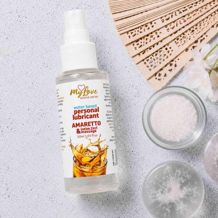 Wodny żel 2w1 amaretto 50 ml do masażu i intymnych doznań