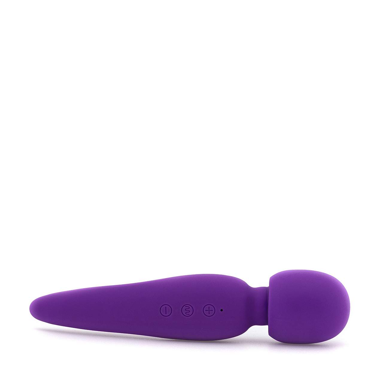 Fioletowy silikonowy masażer łechtaczki w kształcie różdżki – 7 trybów wibracji