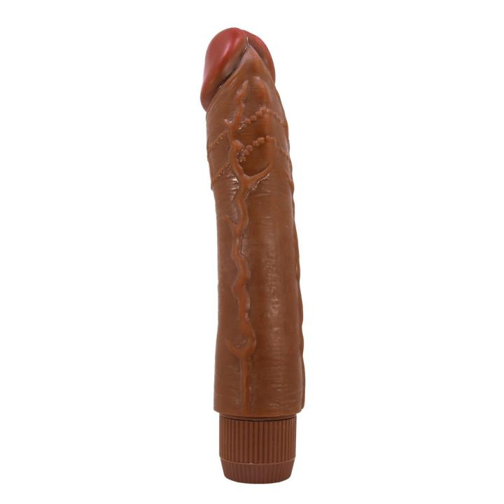 Realistyczne dildo wibrujące 24,1 cm – wielostopniowe wibracje, pokrętło