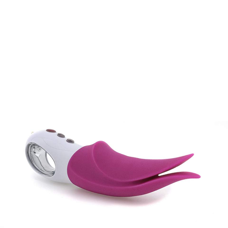 Fioletowy silikonowy masażer łechtaczki VOLTA Fun Factory – wibracja i ruch