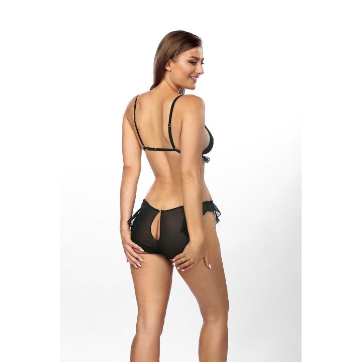 Waniliowy komplet bielizny S/M stringi i stanik