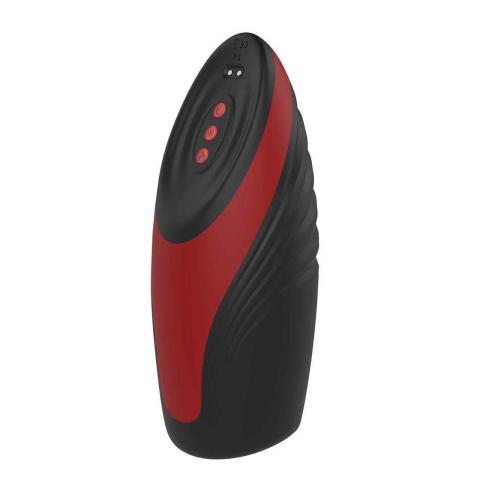 Masturbator z podgrzewaniem, ssaniem i wibracjami IPX6 USB 19,3 cm