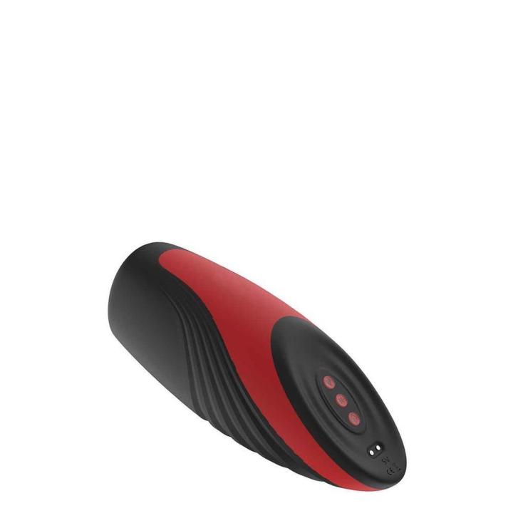 Masturbator z podgrzewaniem, ssaniem i wibracjami IPX6 USB 19,3 cm