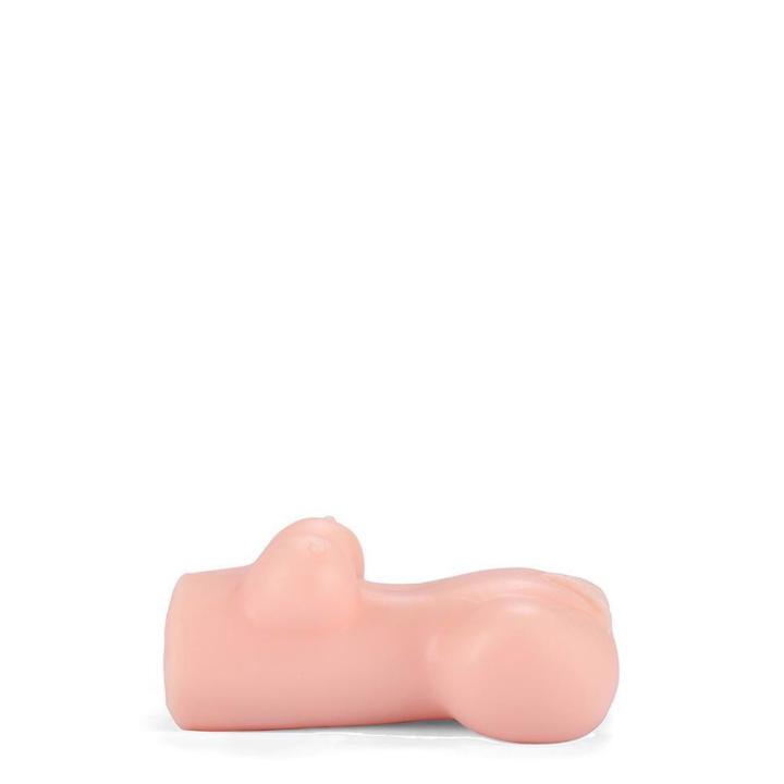 Masturbator wagina z wibracją i otwartym końcem, TPE 13 cm