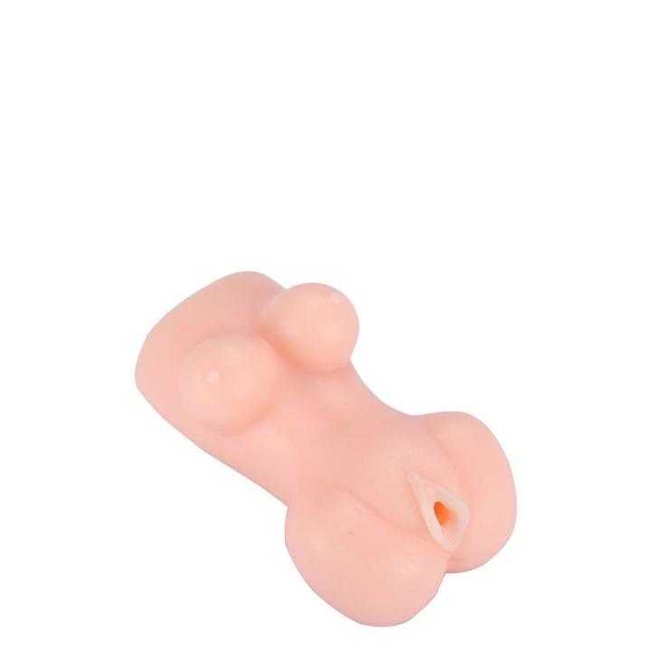 Masturbator wagina z wibracją i otwartym końcem, TPE 13 cm