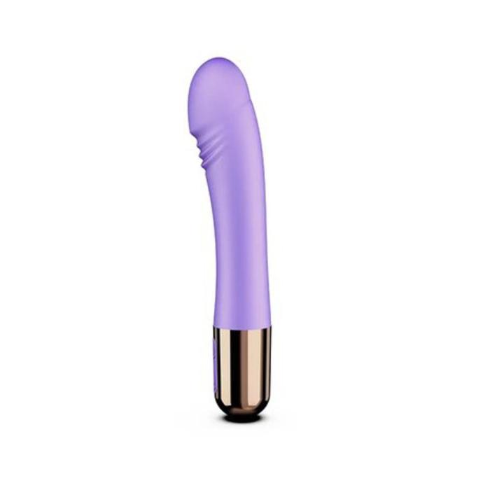 Silikonowy wibrator posuwisty 18,5 cm – 10 trybów, wodoodporny, USB