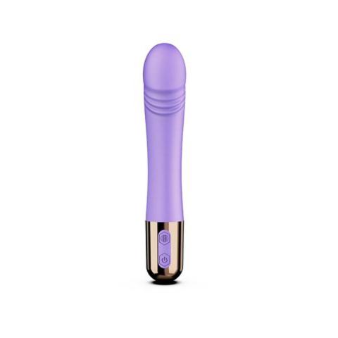 Silikonowy wibrator posuwisty 18,5 cm – 10 trybów, wodoodporny, USB